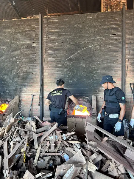 PF incinera 630 kg de drogas apreendidas em operações no Pará