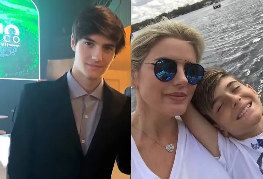 Mari Alexandre publica foto rara de filho com Fábio Jr.