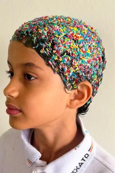 Dia do Cabelo Maluco: penteados criativos fazem sucesso entre as crianças