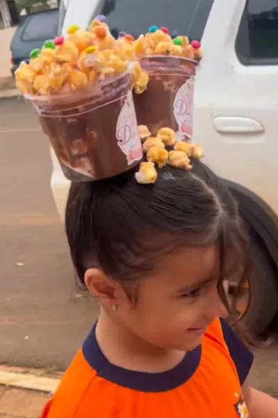 Dia do Cabelo Maluco: penteados criativos fazem sucesso entre as crianças