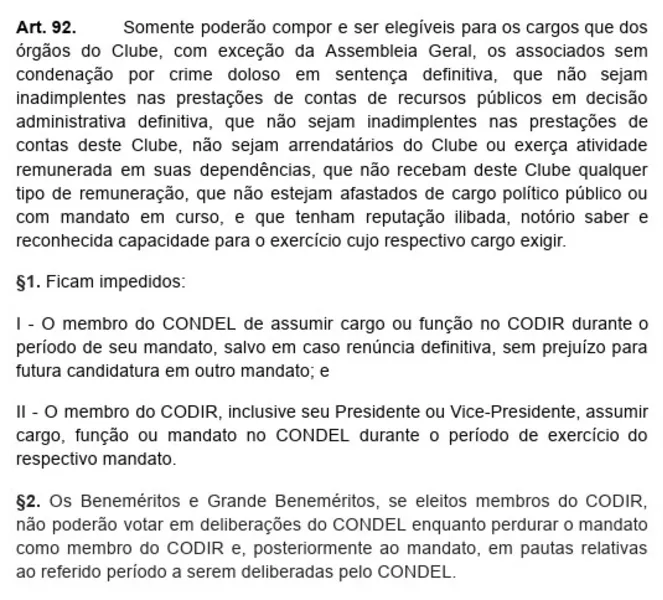 Novo estatuto do Remo abre caminho para salário de dirigentes