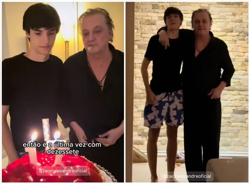 Mari Alexandre publica foto rara de filho com Fábio Jr.
