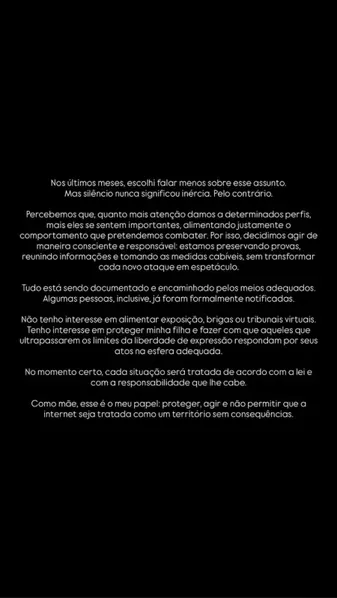 Filha de Neymar: Amanda Kimberlly registra BO após ataques à Helena