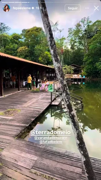 Fernanda Paes Leme chega a Belém para acompanhar o Círio de Nazaré