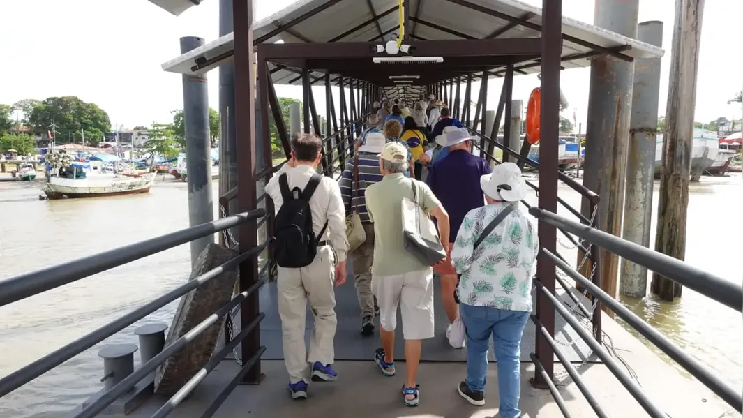 Primeiro cruzeiro de 2026 chega a Belém com 900 turistas