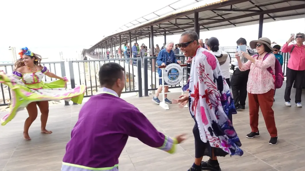 Primeiro cruzeiro de 2026 chega a Belém com 900 turistas