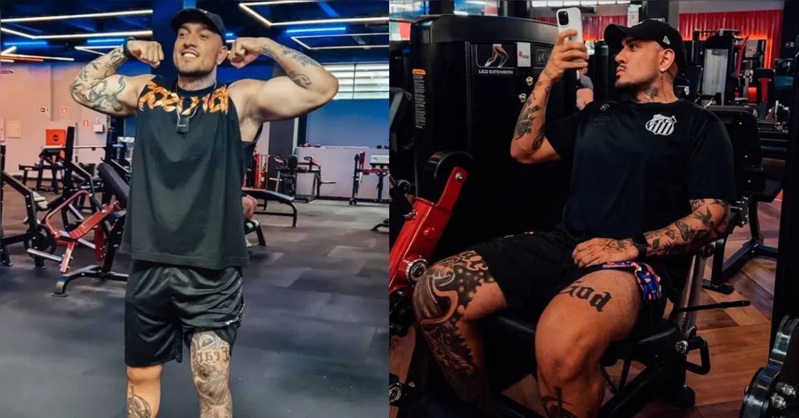 MC Binn perde mais de 50 kg sem cirurgia; veja antes e depois!