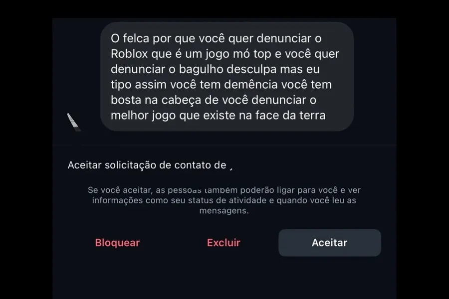 "Vou te matar": Felca expõe ameaças de crianças por Roblox
