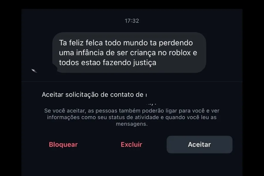 "Vou te matar": Felca expõe ameaças de crianças por Roblox