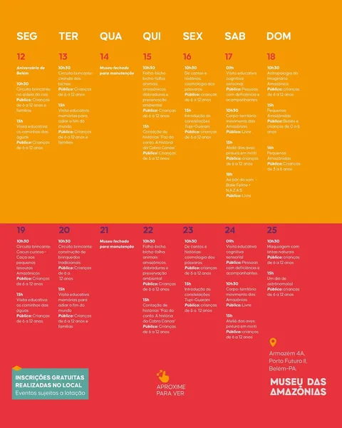 Museu das Amazônias oferece programação gratuita de férias