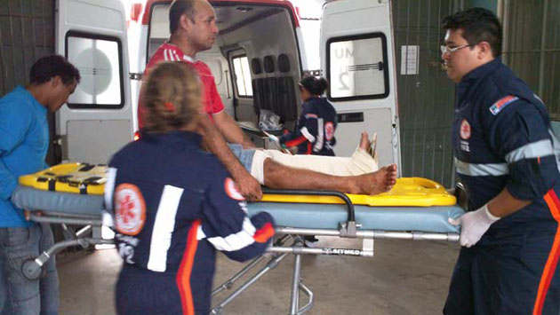 
        
            Torno cai em cima de perna de pescador
        
    