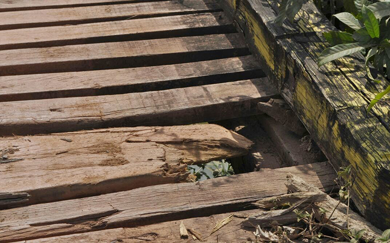
        
            Ponte em Viseu está em péssimas condições
        
    