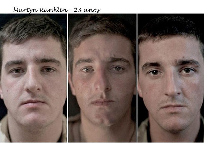 
        
        
            Soldados antes, durante e depois da guerra
        
    