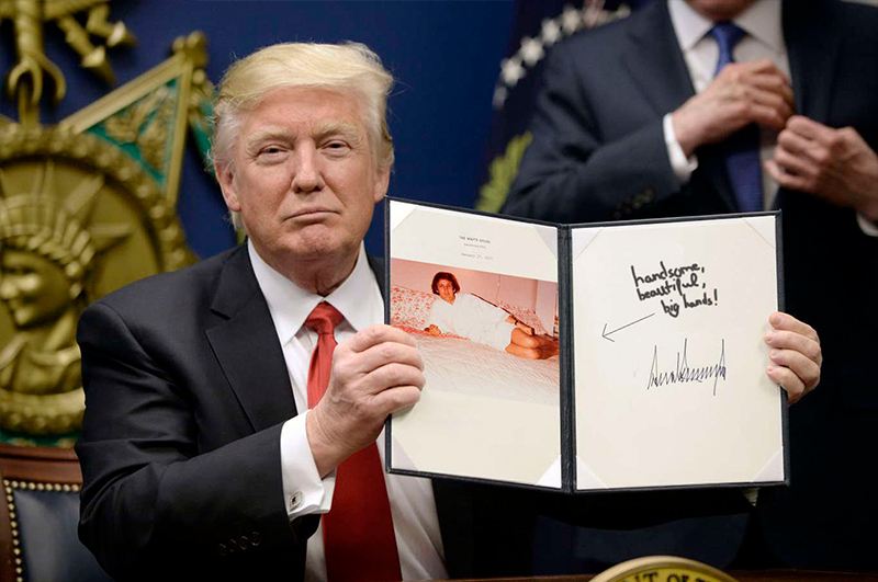 
        
        
            Foto de Trump de roupão vira piada na internet
        
    