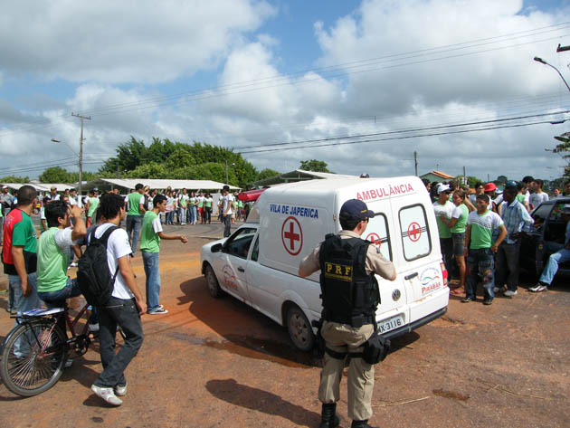 
        
            Protesto de estudantes na BR-316
        
    