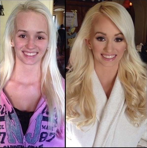 
        
        
            Fotos mostram atrizes pornôs antes e depois do make
        
    