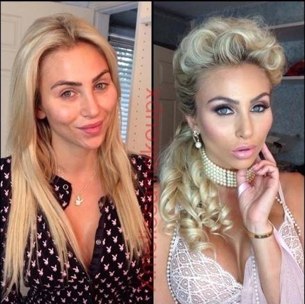 
        
        
            Fotos mostram atrizes pornôs antes e depois do make
        
    