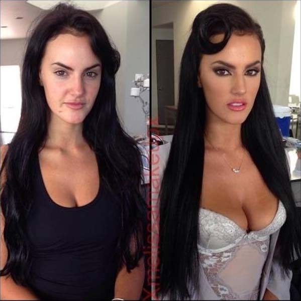 
        
        
            Fotos mostram atrizes pornôs antes e depois do make
        
    