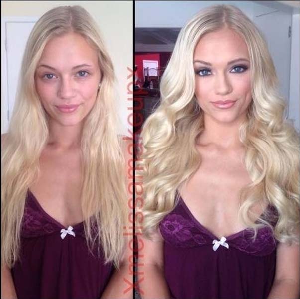 
        
        
            Fotos mostram atrizes pornôs antes e depois do make
        
    