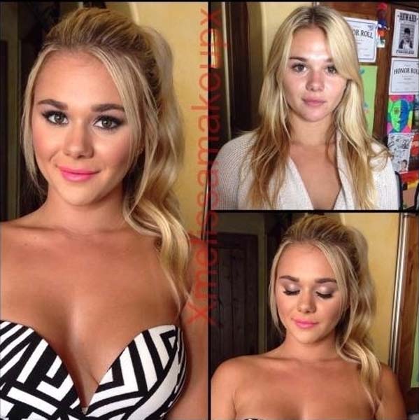 
        
        
            Fotos mostram atrizes pornôs antes e depois do make
        
    