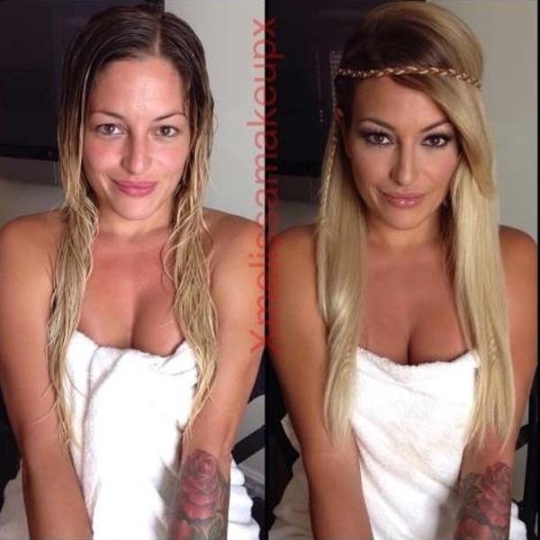 
        
        
            Fotos mostram atrizes pornôs antes e depois do make
        
    