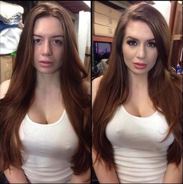 
        
        
            Fotos mostram atrizes pornôs antes e depois do make
        
    