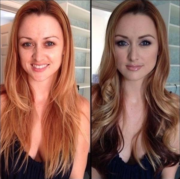 
        
        
            Fotos mostram atrizes pornôs antes e depois do make
        
    