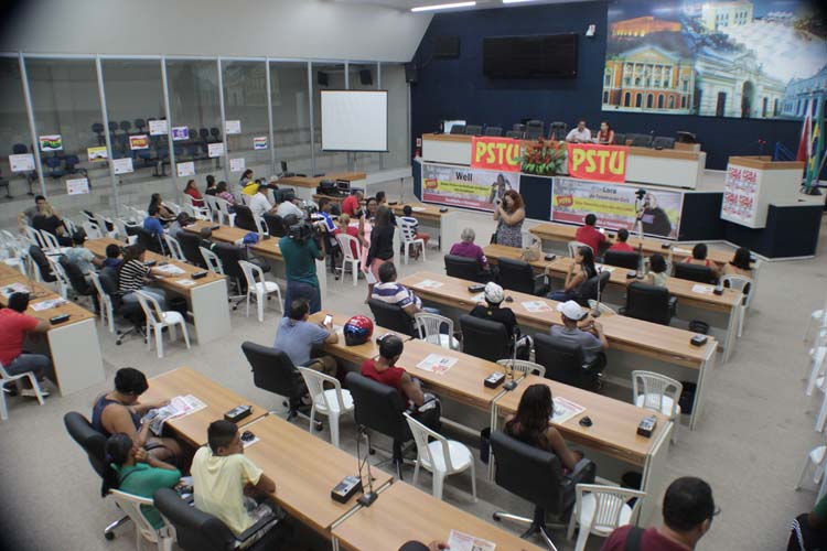 
        
            Cleber Rabelo é o candidato do PSTU
        
    