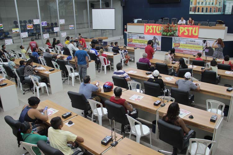 
        
            Cleber Rabelo é o candidato do PSTU
        
    