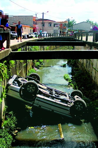 
        
            Motorista perde controle e veículo cai em canal
        
    
