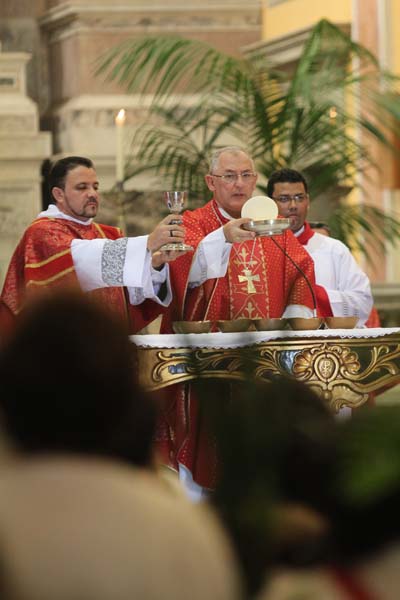 
        
            Católicos celebram o Domingo de Ramos em Belém
        
    