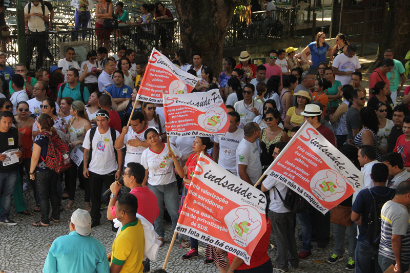 
        
            Servidores da Sespa estão em greve
        
    