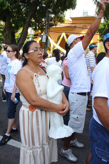 
        
            O sacrifício em nome da gratidão à Santa
        
    