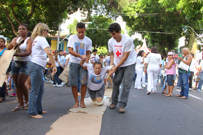 
        
            O sacrifício em nome da gratidão à Santa
        
    