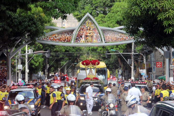 
        
            Traslado levará imagem até Ananindeua
        
    