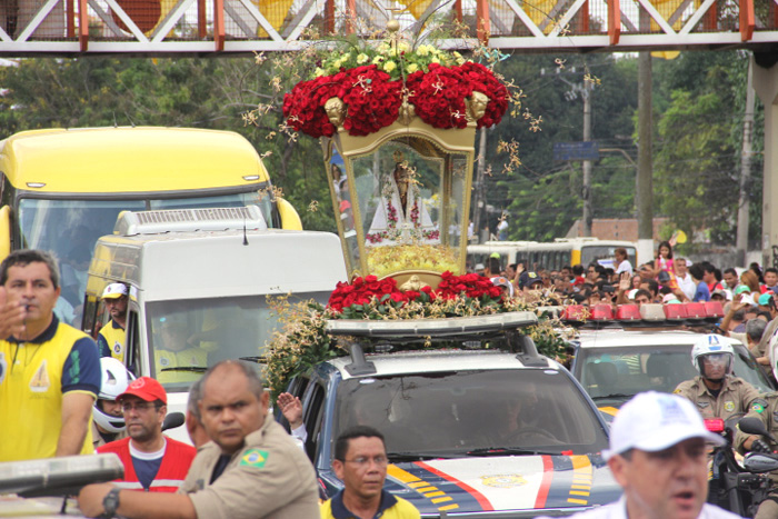 
        
            Traslado levará imagem até Ananindeua
        
    