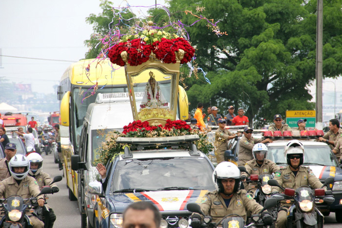 
        
            Traslado levará imagem até Ananindeua
        
    