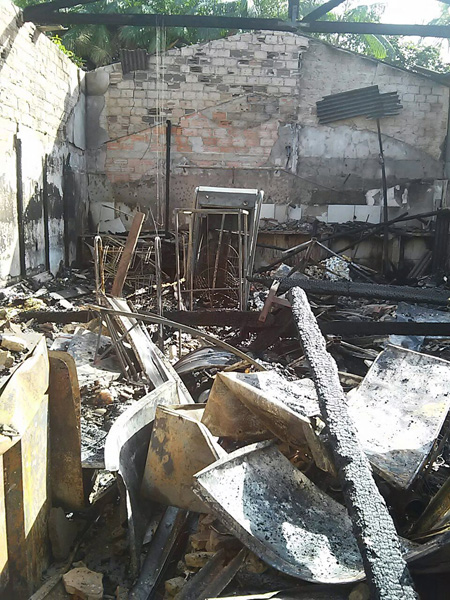 
        
            Mercadinho é destruído por incêndio
        
    