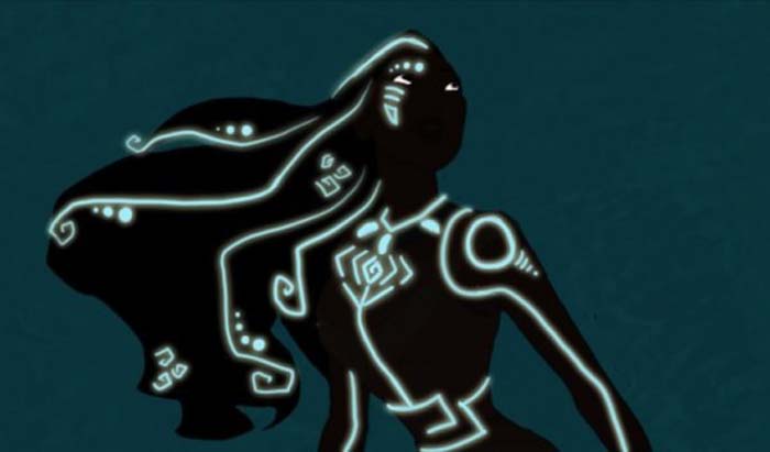 
        
            Personagens da Disney refeitos no estilo Tron
        
    