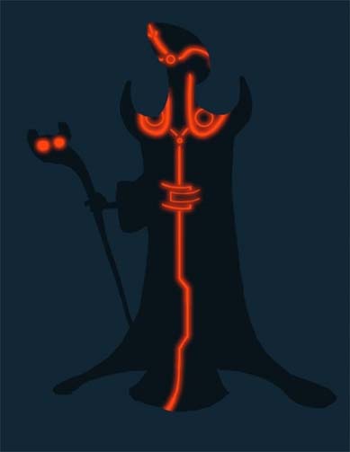 
        
            Personagens da Disney refeitos no estilo Tron
        
    