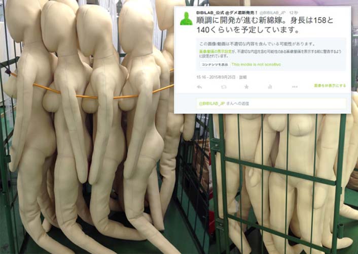 
        
            Japoneses criam "esposa de algodão"
        
    
