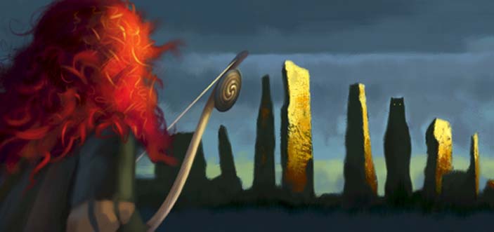 
        
            Primeiras artes da animação "The Brave"
        
    