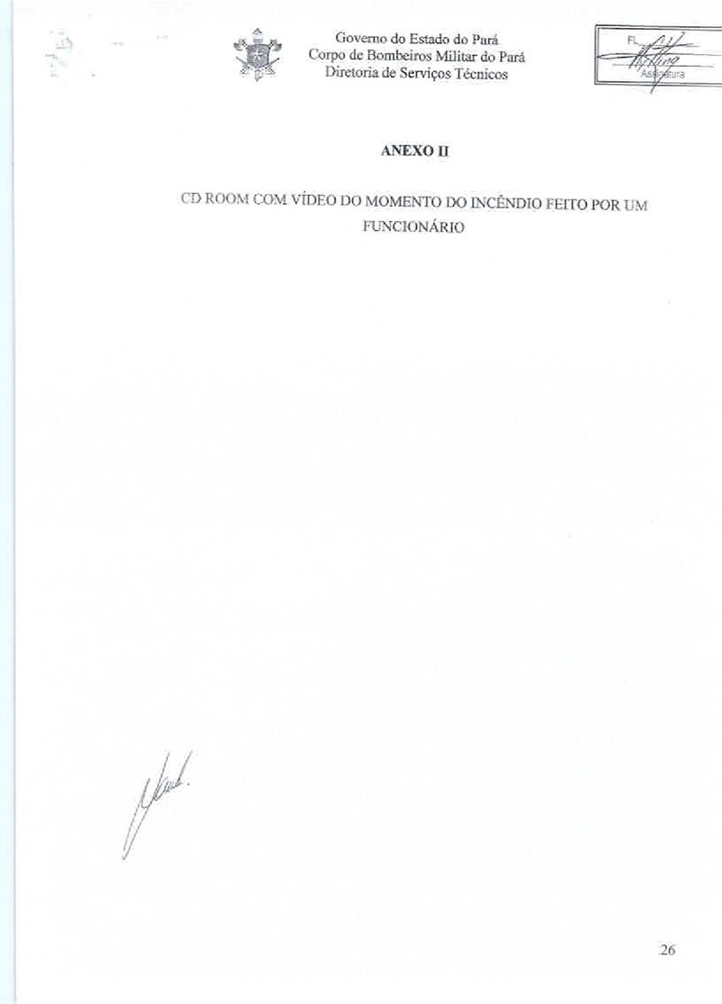 
        
            Veja o laudo oficial do incêndio no PSM do Umarizal
        
    