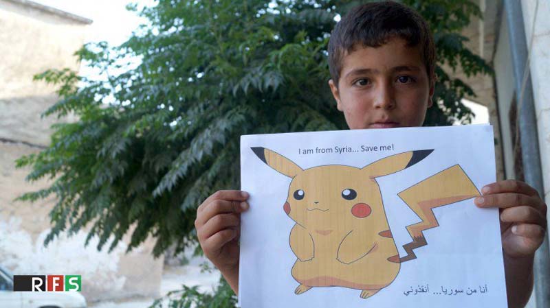 
        
        
            Pokémon GO é usado em busca de salvação para crianças sírias 
        
    