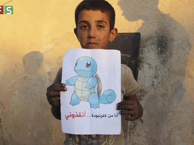 
        
        
            Pokémon GO é usado em busca de salvação para crianças sírias 
        
    
