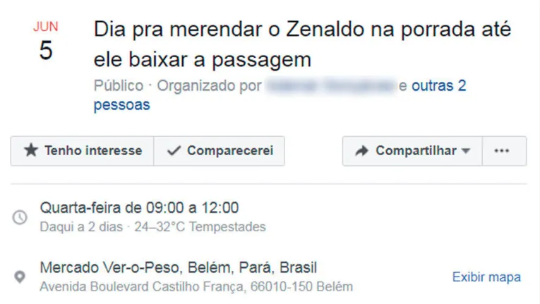 O evento reflete a insatisfação dos usuários do transporte público da Grande Belém