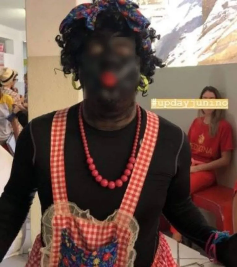 Professor é acusado de racismo após se fantasiar de 'Nega Maluca' em festa junina