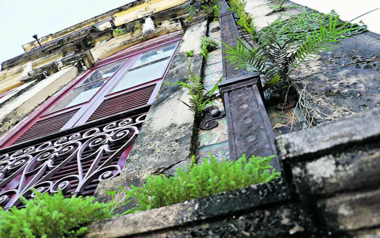 Os centenários prédios Pinho e Bolonha continuam abandonados pelo poder público e em estado de precariedade total.