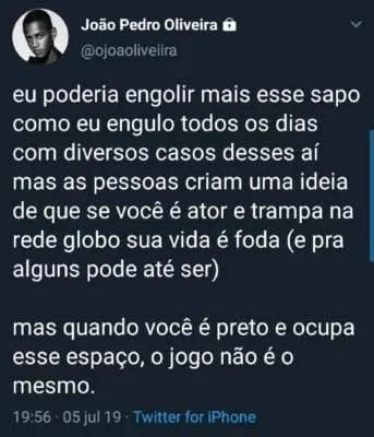 A situação chocou os fãs do ator.