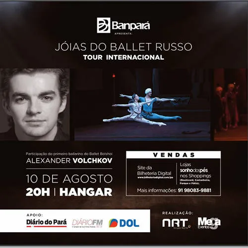 Espetáculo 'Joias do Ballet Russo' vai se apresentar em Belém